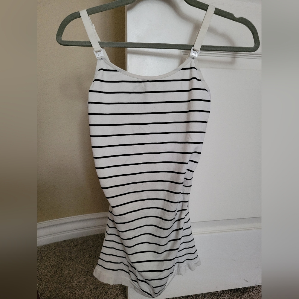 Maternity - nursing tank top